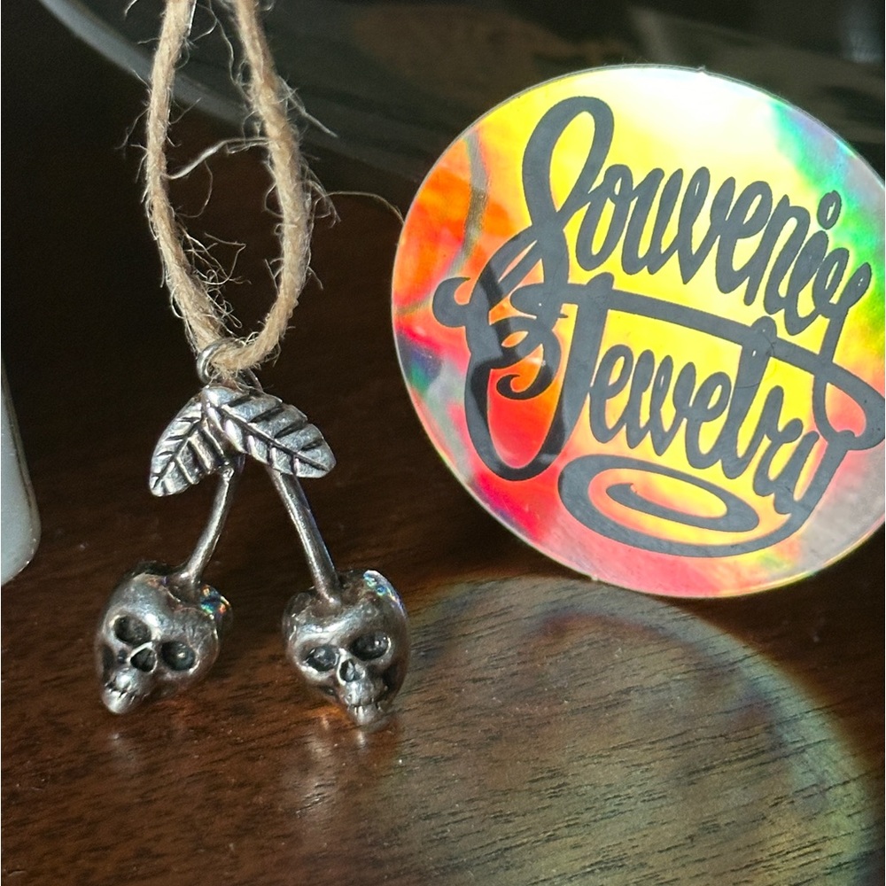 Souvenir Jewelry Forbidden Fruit sterling silver necklace charm!